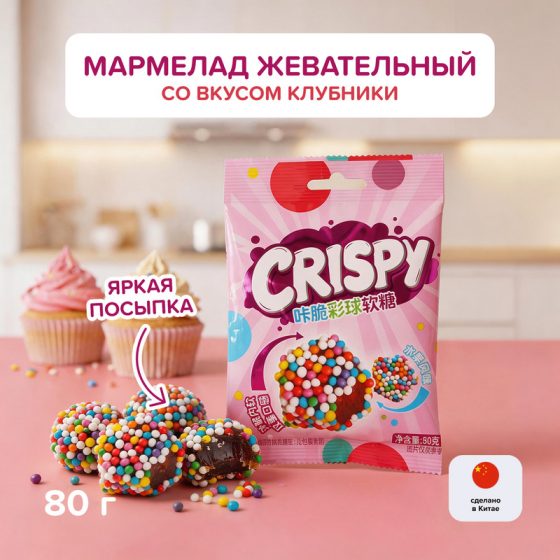 Мармелад жевательный, 80 г, в ассортименте