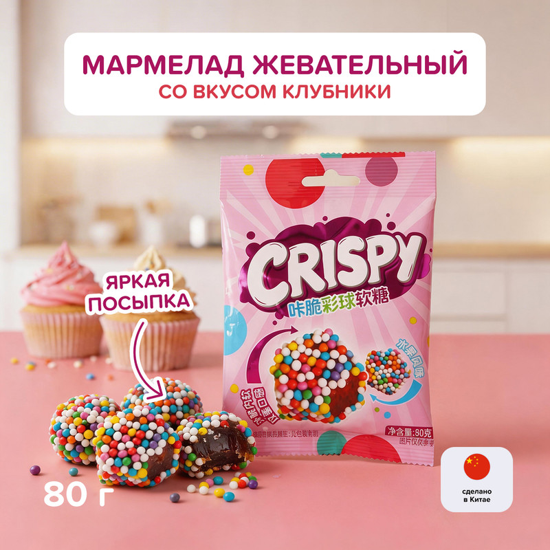 Мармелад жевательный, 80 г, в ассортименте