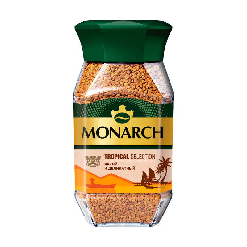 Кофе растворимый «Tropical», Monarch, 90 г