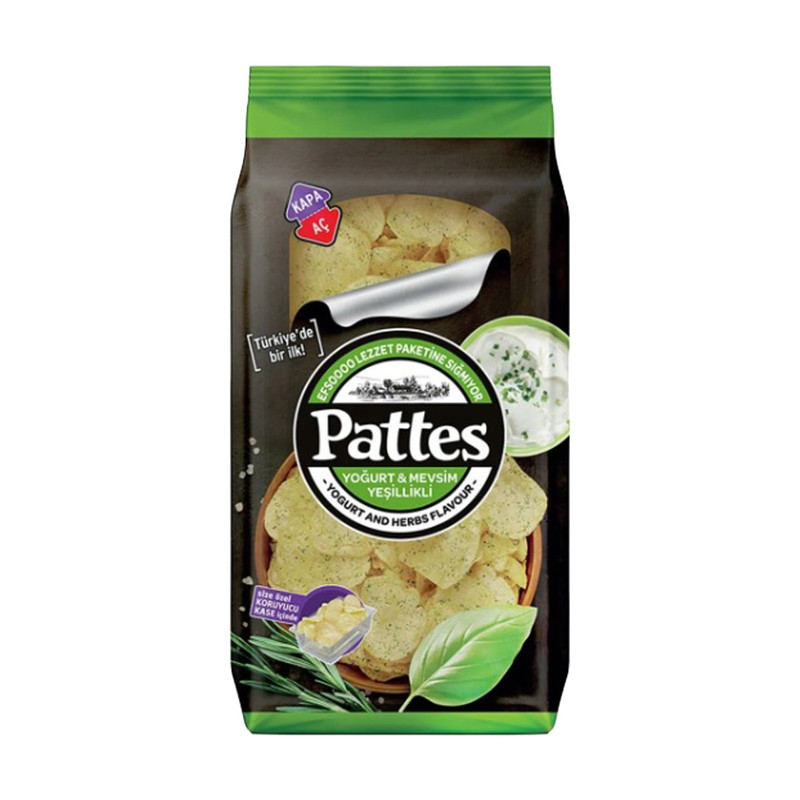 Чипсы картофельные Pattes 100гр АСС