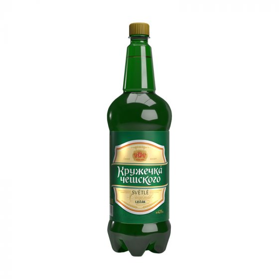 Пиво «Кружечка чешского», 4,3%, 1,15 л