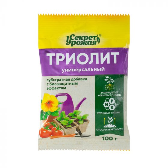 Субстратная добавка «Триолит универсальный», Секрет урожая, 100 г