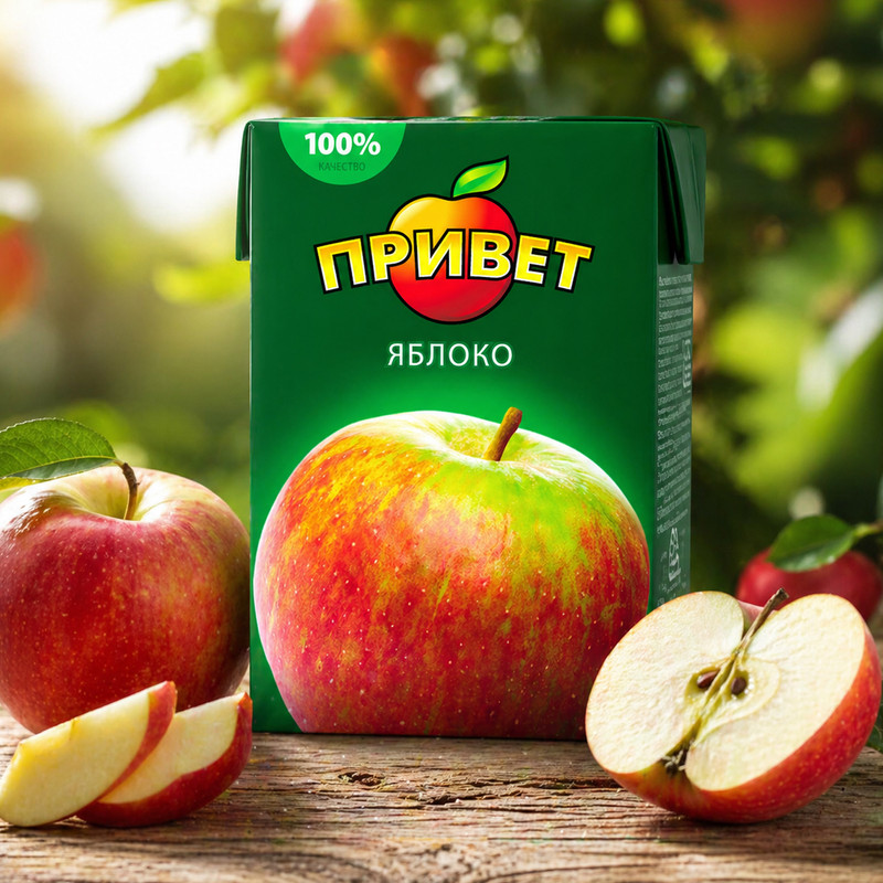 Напиток сокосодержащий, Привет, 0,2 л, в ассортименте