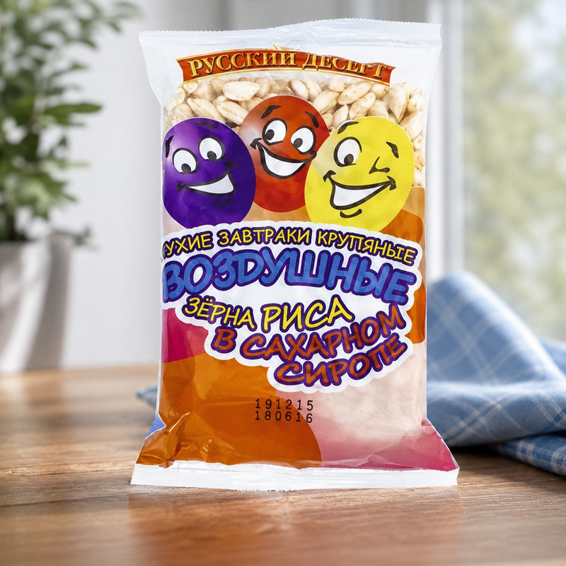 Воздушный рис, Русский десерт, в сахарном сиропе, 30 г