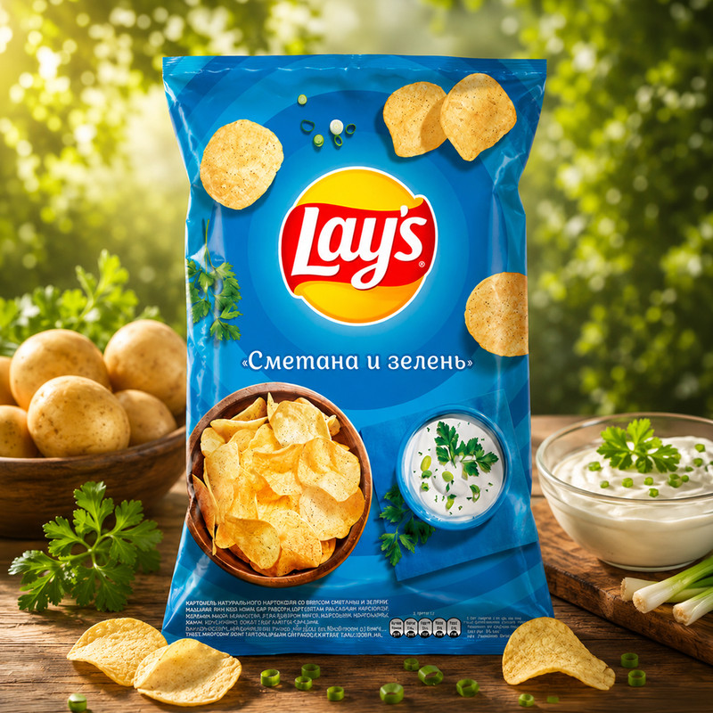 Картофельные чипсы, Lay’s, 140 г, в ассортименте