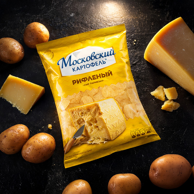 Чипсы, Московский картофель, 140 г, в ассортименте