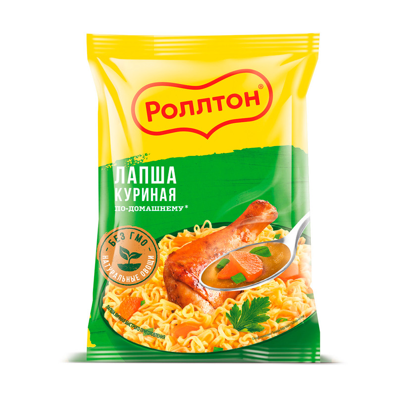 Лапша «По-домашнему», Роллтон, 85 г, в ассортименте