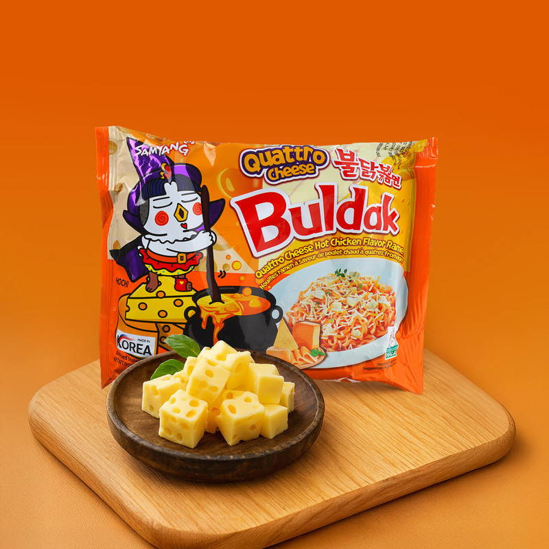 Лапша быстрого приготовления «Buldak», SAMYANG, 145 г, в ассортименте