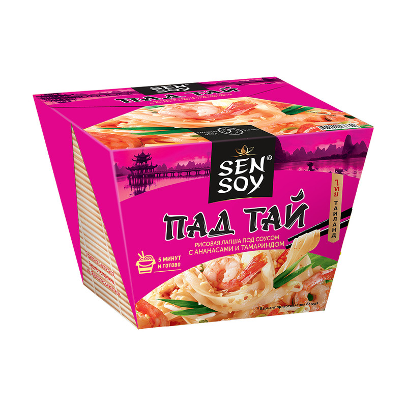 Рисовая лапша «Пад Тай», Sen Soy, 125 г