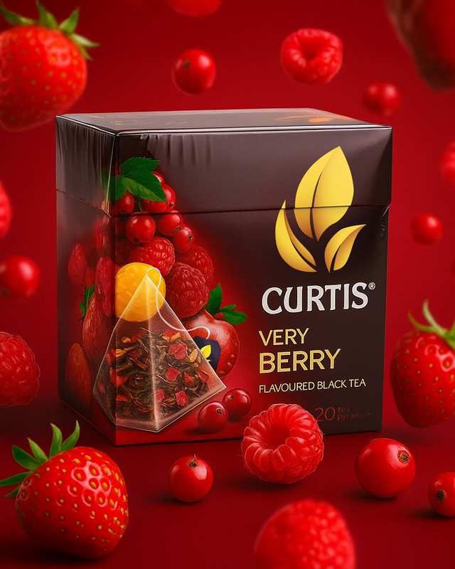 Чай черный «Very Berry», CURTIS, 20 пирамидок
