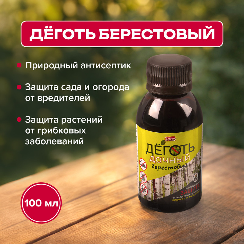 Дёготь дачный берестовый, ОРТОН, 0,1 л