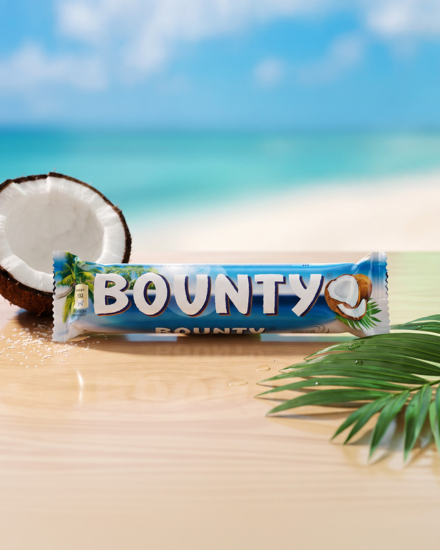 Батончик шоколадный, Bounty, 55 г