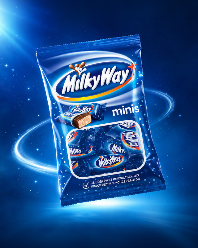 Конфеты шоколадные «Minis», Milky Way, 176 г