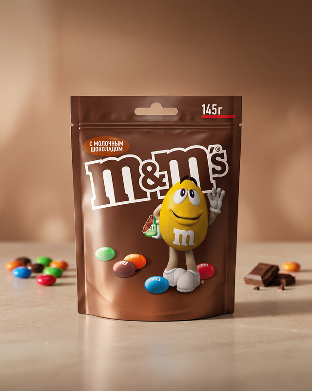 Драже, M&M’s, с молочным шоколадом, 145 г