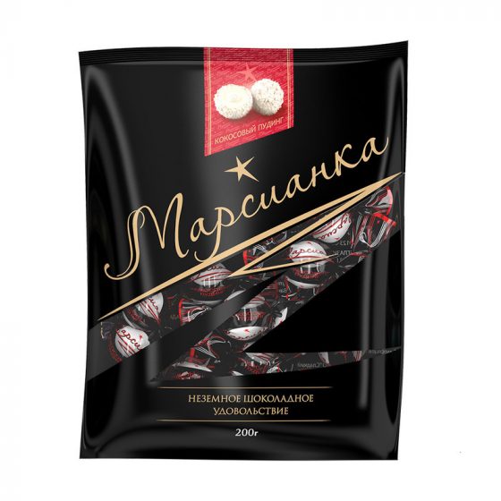 Конфеты «Марсианка» с кокосовым пудингом, 200 г