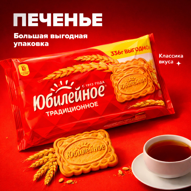 Печенье «Традиционное», Юбилейное, витаминизированное, 336 г