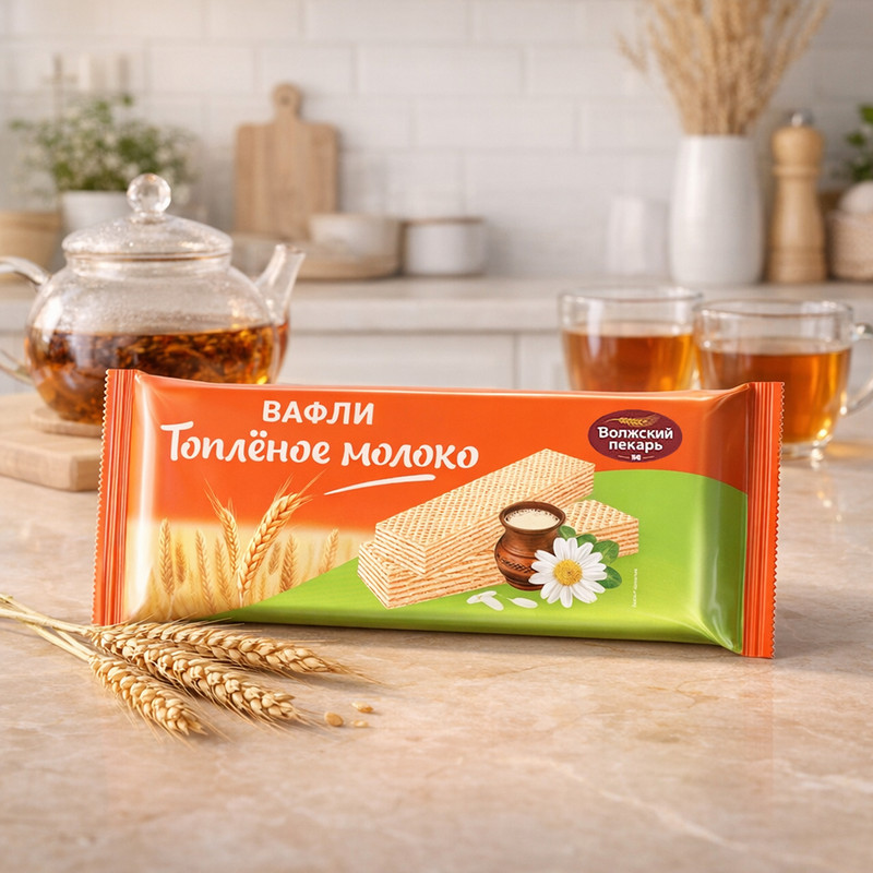 Вафли, Волжский пекарь, 400 г, в ассортименте