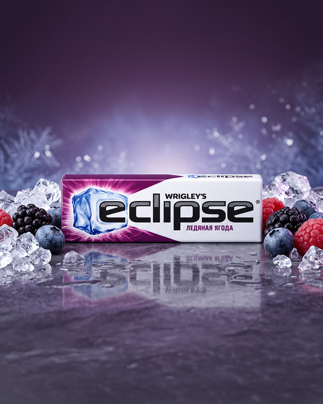 Жевательная резинка «Ледяная ягода», Eclipse, 13,6 г