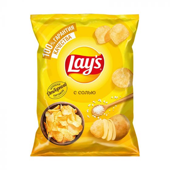 Чипсы, Lay’s, с солью, 140 г