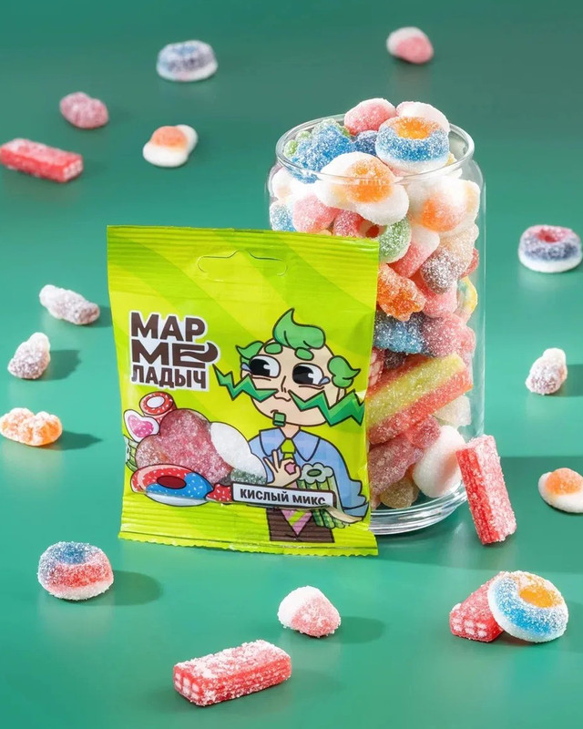 Мармелад жевательный, Мармеладыч, 30 г, в ассортименте