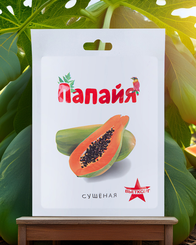 Папайя сушёная, ВЬЕТКОНГ, 70 г