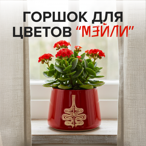 Горшок для цветов «Мэйли», в ассортименте