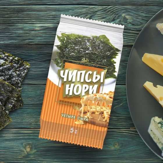 Чипсы нори «Четыре сыра», 5 г