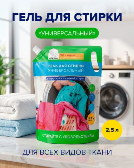 Гель для стирки «Универсальный», Вестар, 2,5 л