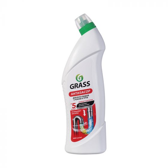 Средство от засоров, GRASS, 1 л