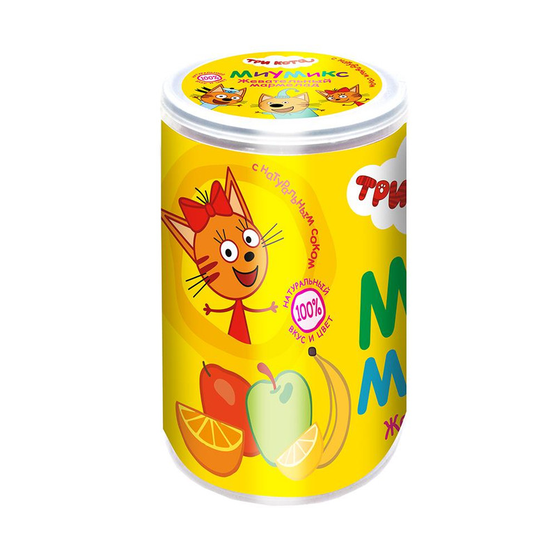 Мармелад жевательный «Миу микс», Три кота, 150 г