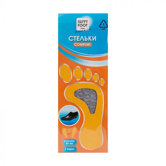 Стельки «Comfort», Happy Foot, 1 пара, в ассортименте