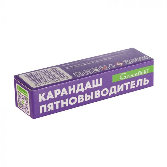 Карандаш пятновыводитель, Greenfield, 25 г