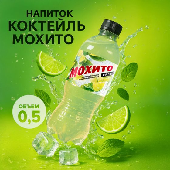 Напиток «Коктейль Мохито», Очаково, 0,5 л, в ассортименте