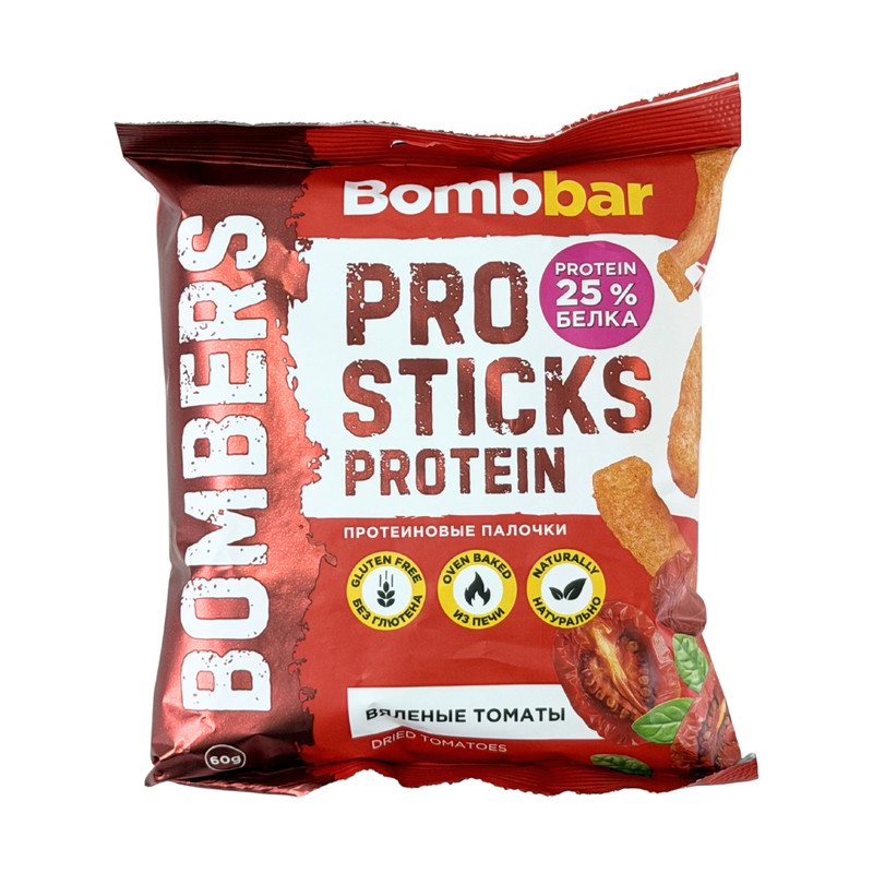 Палочки кукурузные протеиновые, BOMBBAR, 60 г, в ассортименте