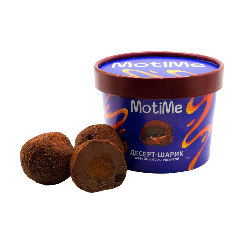 Десерт, MotiMe, кофейный со сгущёнкой, 120 г, БЗМЖ