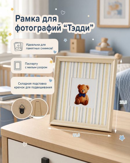 Рамка для фотографий «Тэдди», в ассортименте