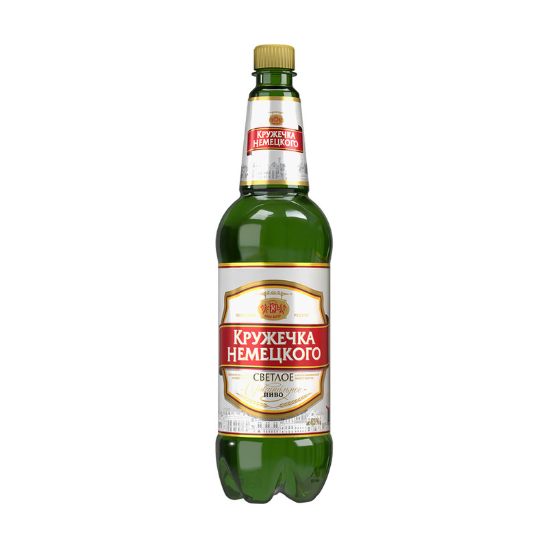 Пиво, Кружка Немецкого, 1,25 л, ПЭТ, 4,30%