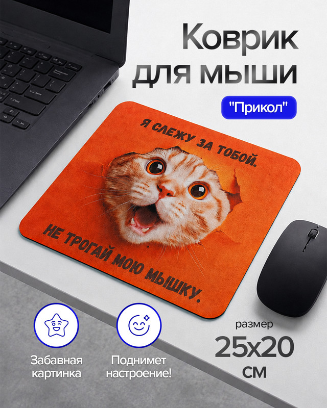 Коврик для мыши «Прикол», PrankBank, в ассортименте
