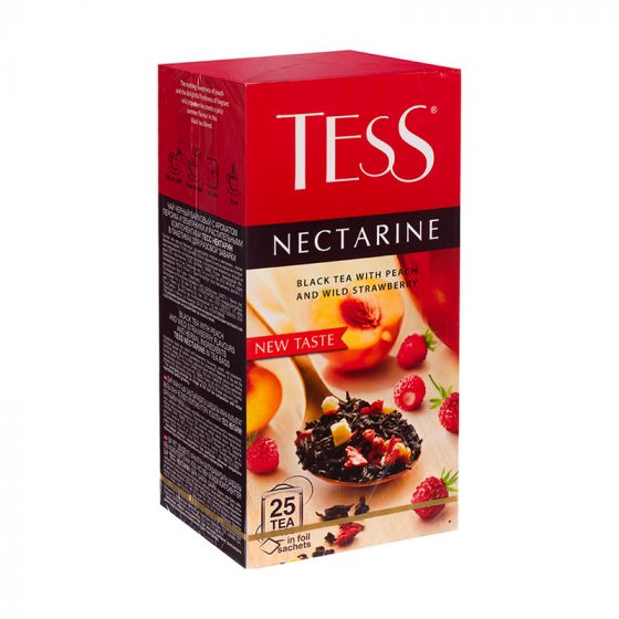 Чай чёрный «Нектарин», TESS, 37,5 г, 25 пакетиков
