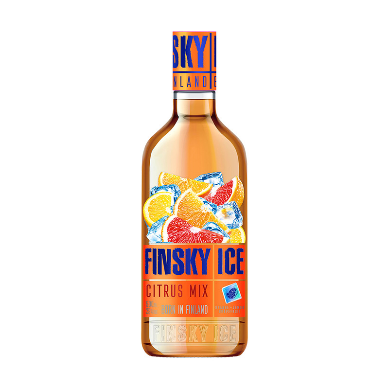 Настойка полусладкая «CITRUS MIX», FINSKY ICE, 25%, 0,5 л