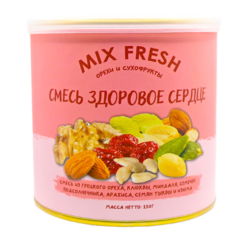 Смесь для перекуса, Mix Fresh, 150 г, в ассортименте