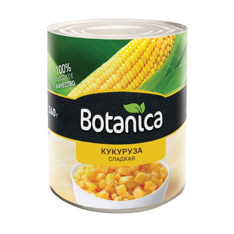 Кукуруза сладкая, Botanica, 425 мл