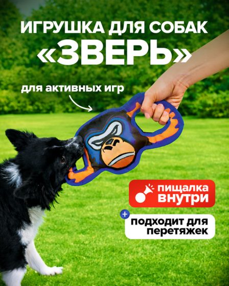 Игрушка для собак «Зверь», PrankBank, в ассортименте