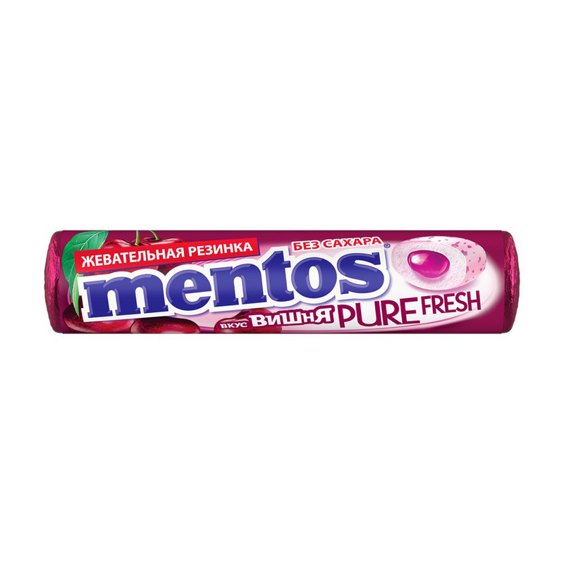 Жевательная резинка «Pure Fresh», Mentos, вишня, 15,5 г