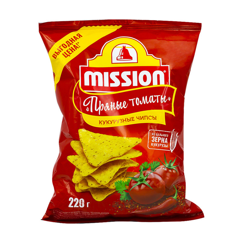 Чипсы кукурузные, Mission, 220 г, в ассортименте