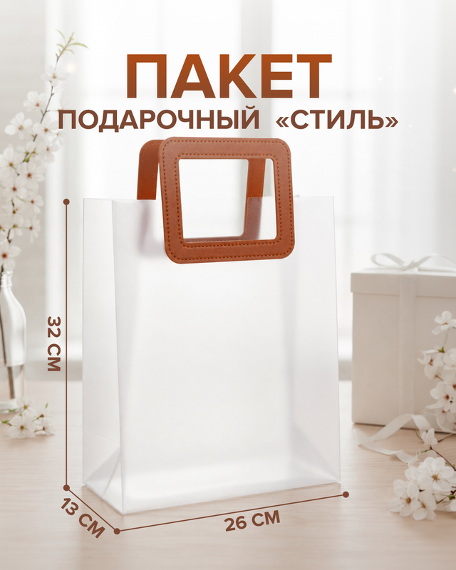 Подарочный пакет «Стиль», PARTY, в ассортименте