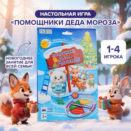 Настольная игра «Помощники Деда Мороза»