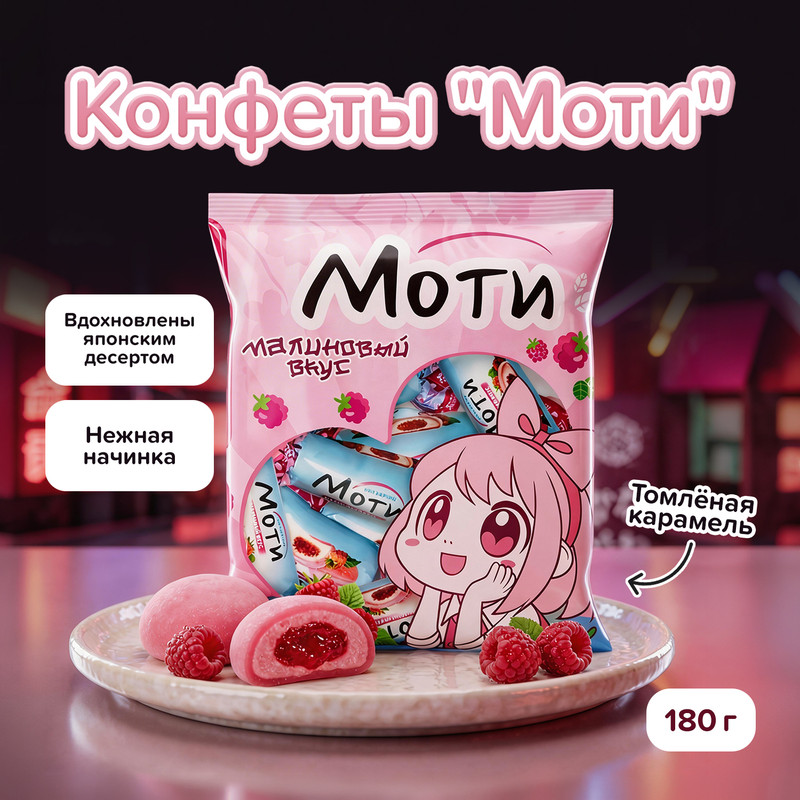 Конфеты «Моти», Сладуница, 180 г
