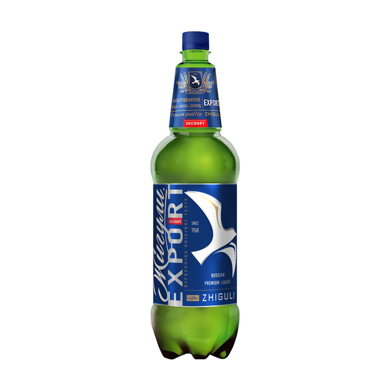 Пиво светлое «Барное Export», Жигули, 4,8%, 1,25 л