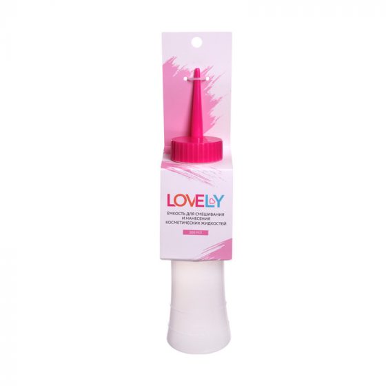 Ёмкость для смешивания и нанесения косметических жидкостей, Lovely, 300 мл, в ассортименте